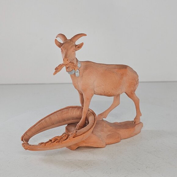 John Imhoff Homestead Life Collection Terracotta Billy Goat Signed - Picture 7 of 8